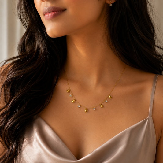Oval Drop Necklace