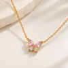 Blush Butterfly Necklace