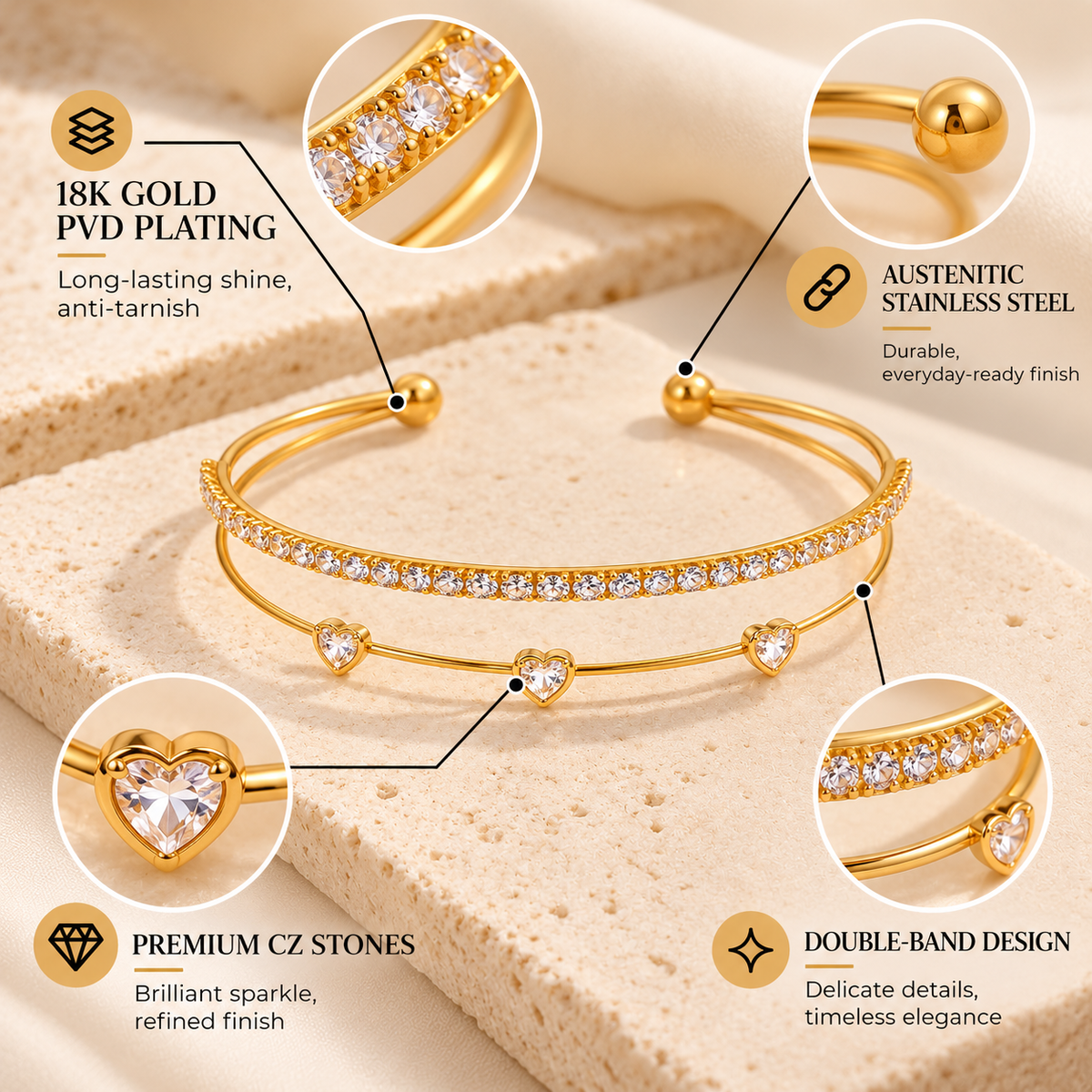 Elara Crystal Bracelet
