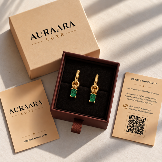 Emerald Drop Earrings