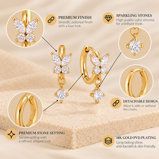 Butterfly Gleam Earrings
