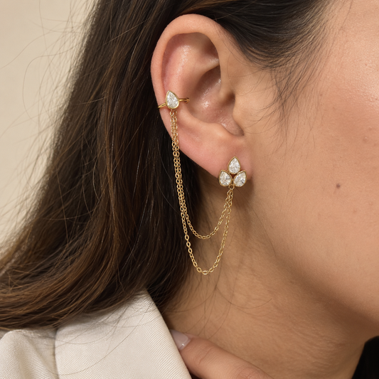 Petaline Chains Earrings
