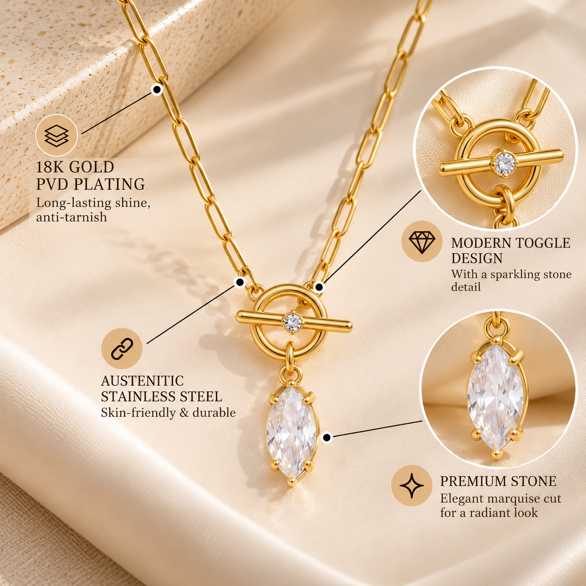 Elara Crystal Necklace