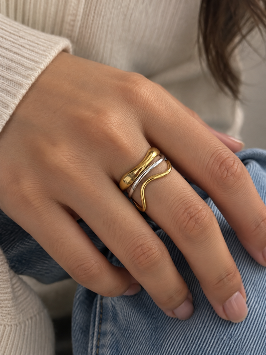 Harmony Wave Ring