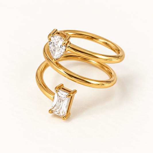 Seraphine Dual-Stone Ring