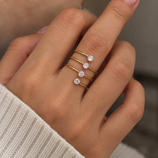 Celeste Solitaire Ring