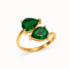 Emerald Duo Ring