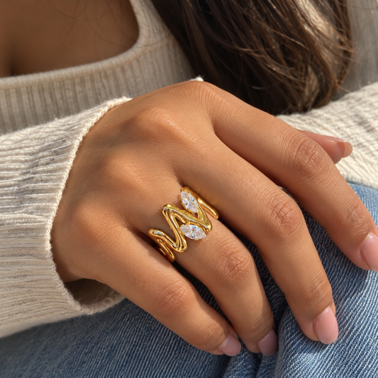 Seraphine Twin-Stone Ring