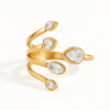 Élan Crystal Wrap Ring