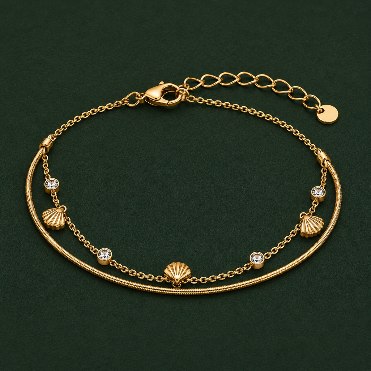 Seashell Charm Bracelet