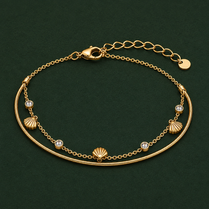 Seashell Charm Bracelet