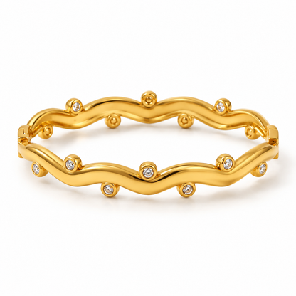 Sculpt Wave Bracelet
