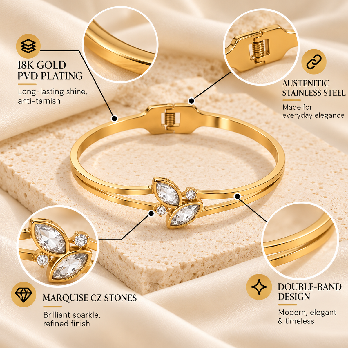 Ivelle Crystal Bracelet