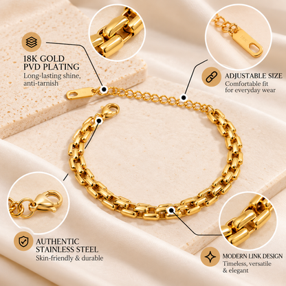 Sleek Link Bracelet