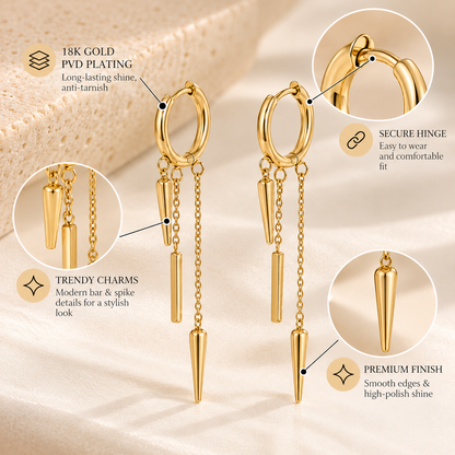 Luna Cascade Earrings