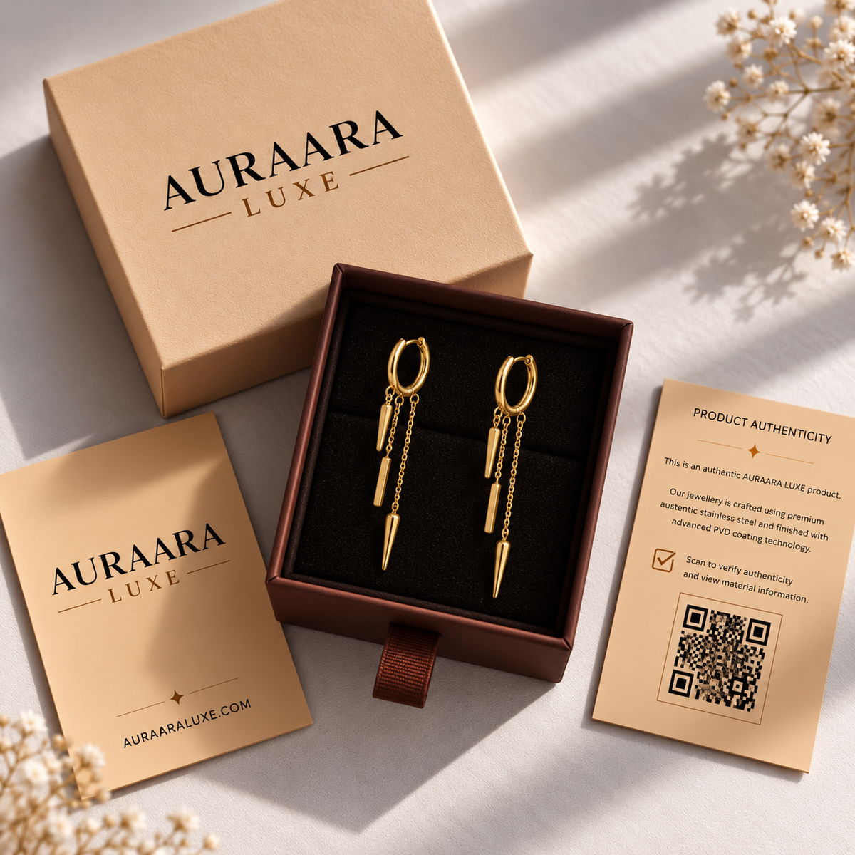 Luna Cascade Earrings