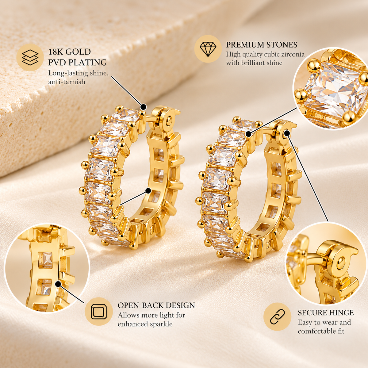 Celeste Crystal Earrings