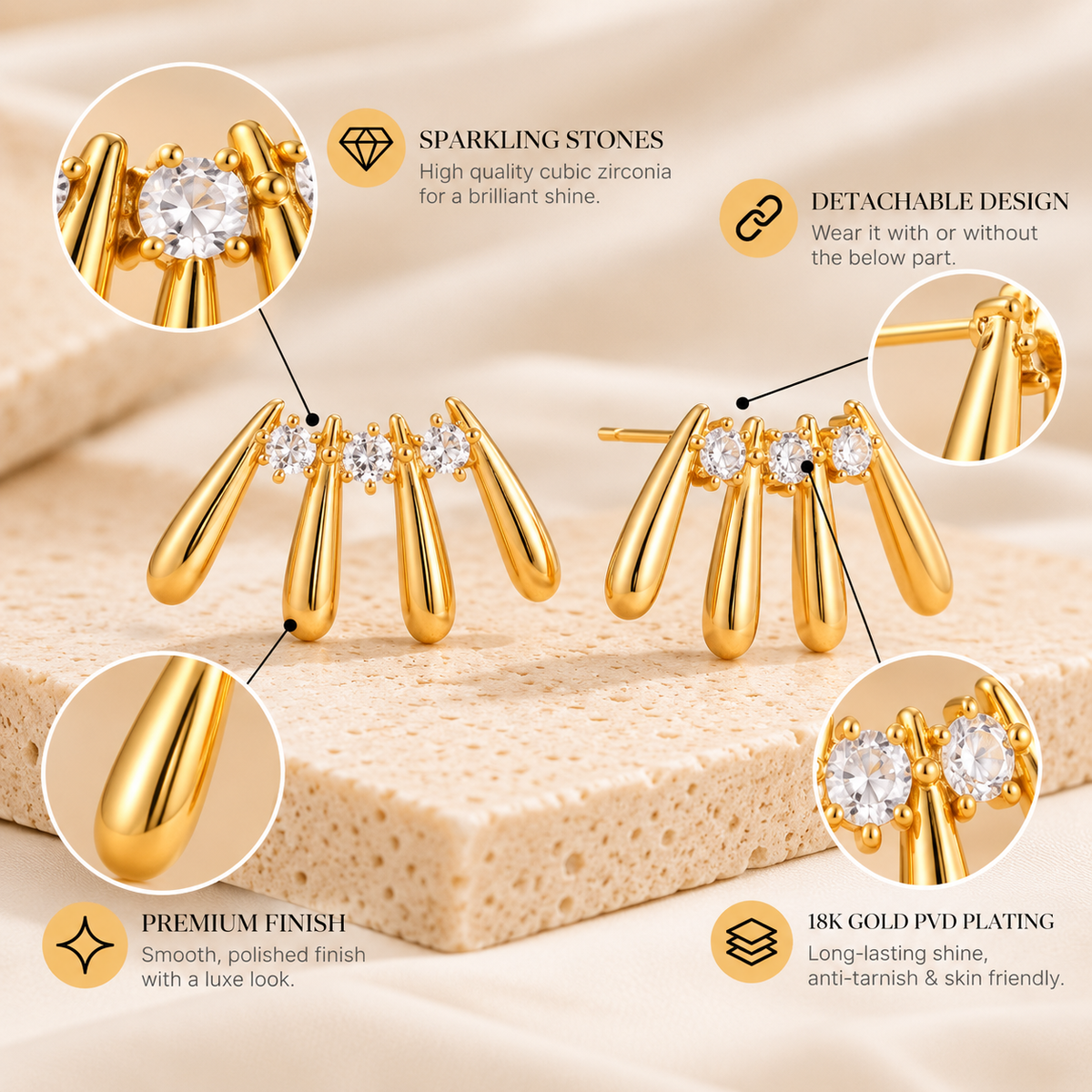 Elara Drops Earrings