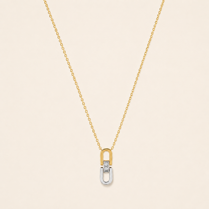 Elara Two-Tone Necklace