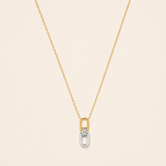Elara Two-Tone Necklace