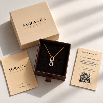 Elara Two-Tone Necklace