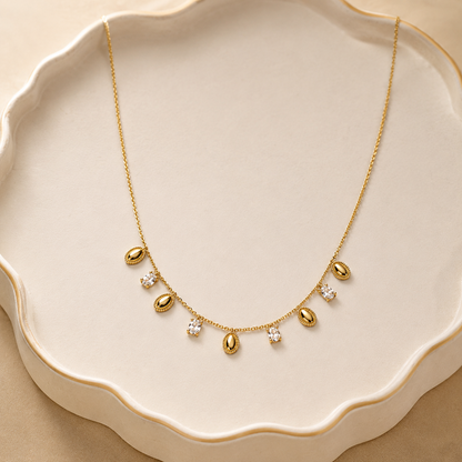 Oval Drop Necklace