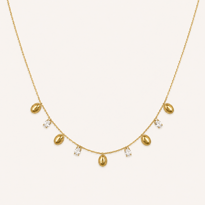 Oval Drop Necklace