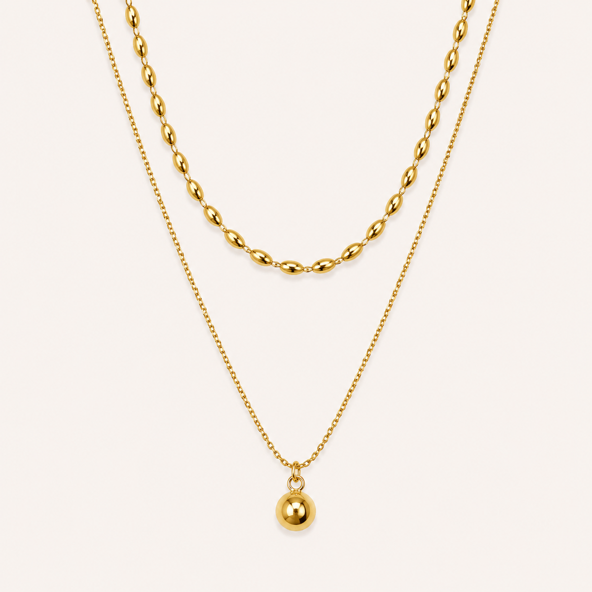 Aurelia Layered Drop Necklace