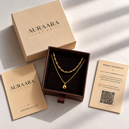 Aurelia Layered Drop Necklace
