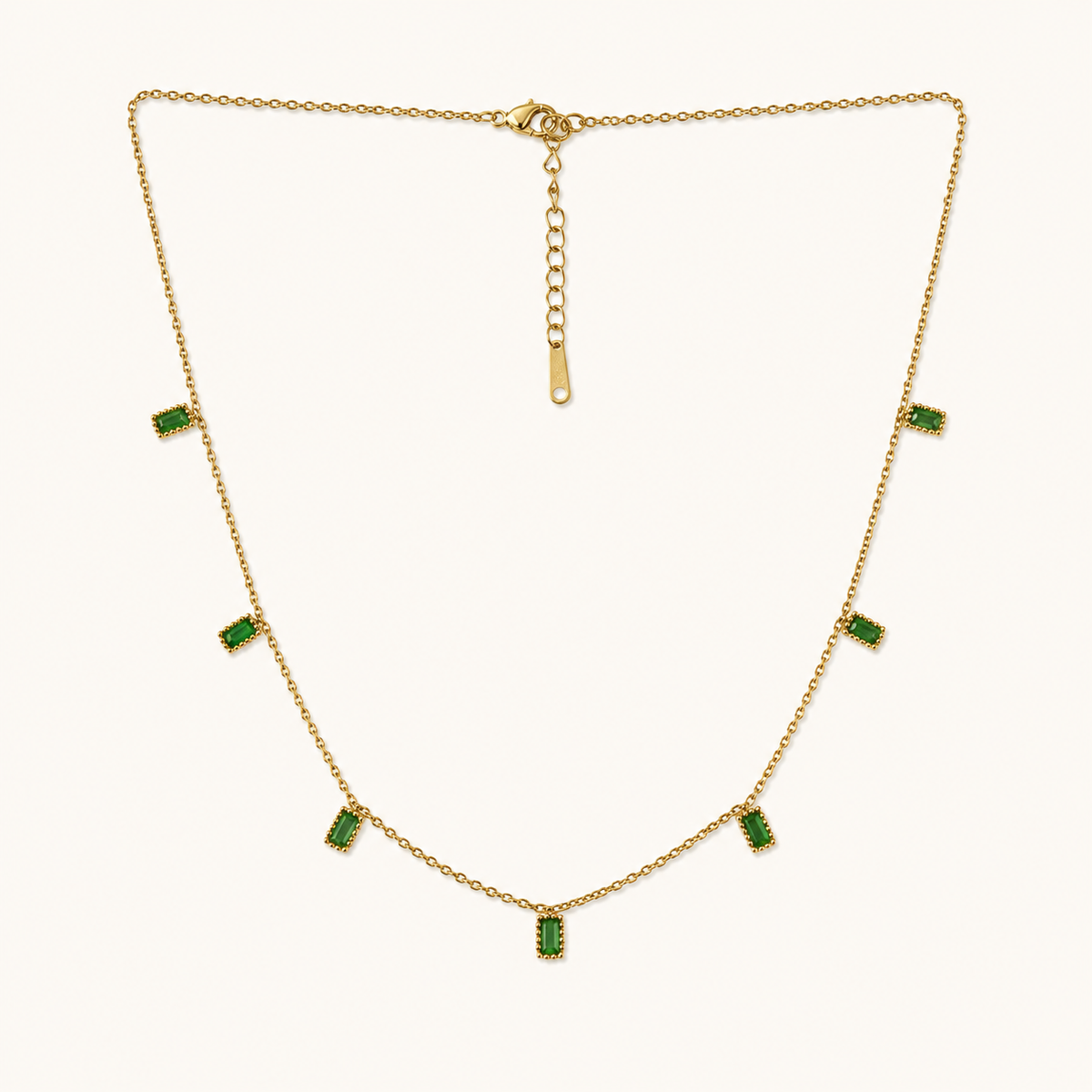 Elara Emerald Necklace