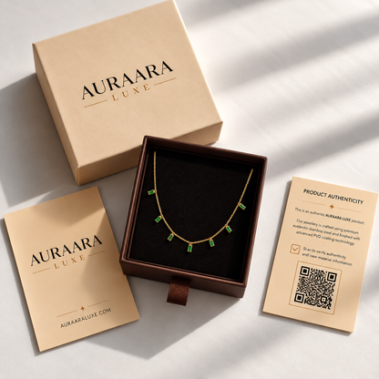Elara Emerald Necklace