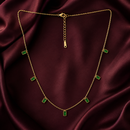Elara Emerald Necklace