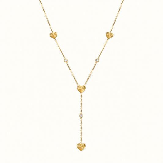 Heartline Lariat Necklace