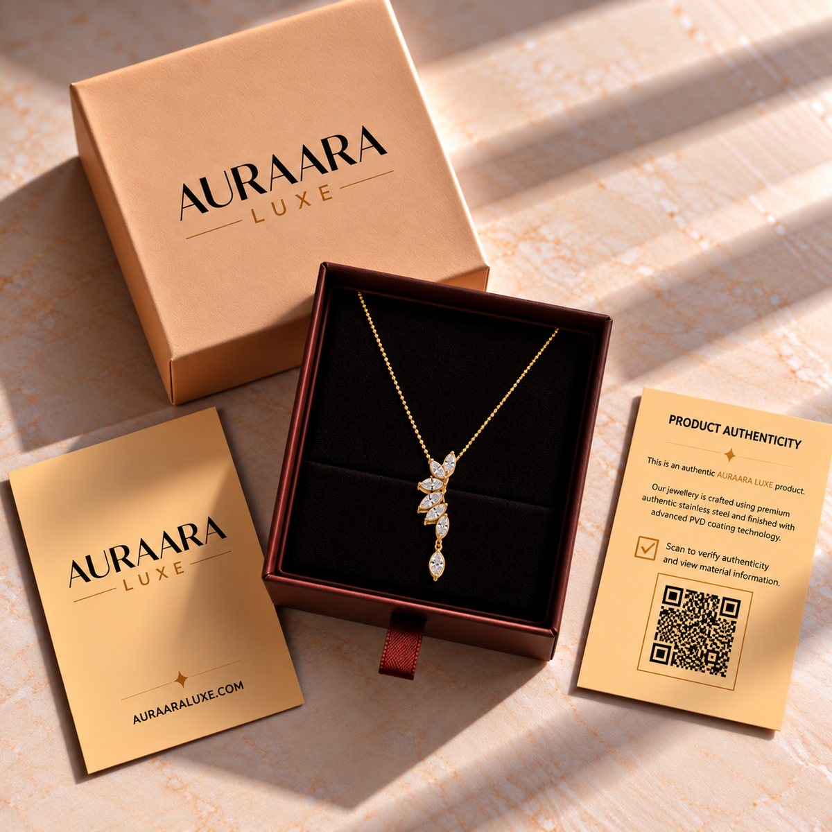 Marquise Vine Necklace