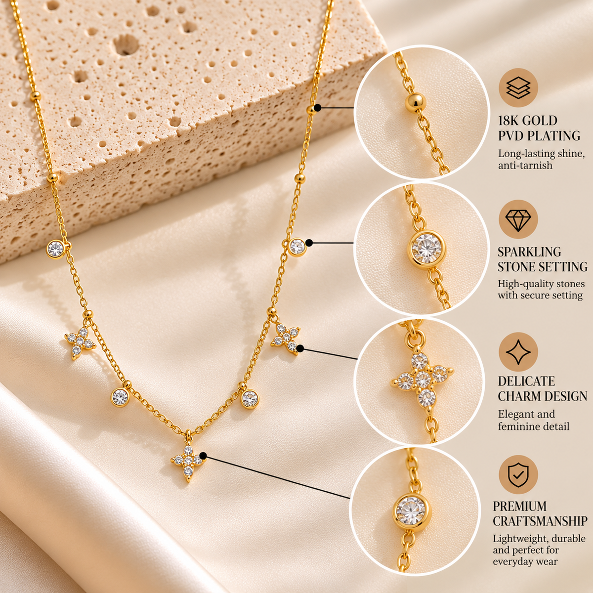 Dainty Cross Necklace