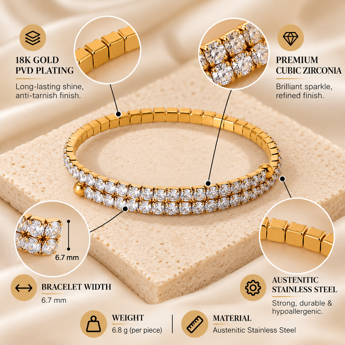 Celeste Flex Bracelet