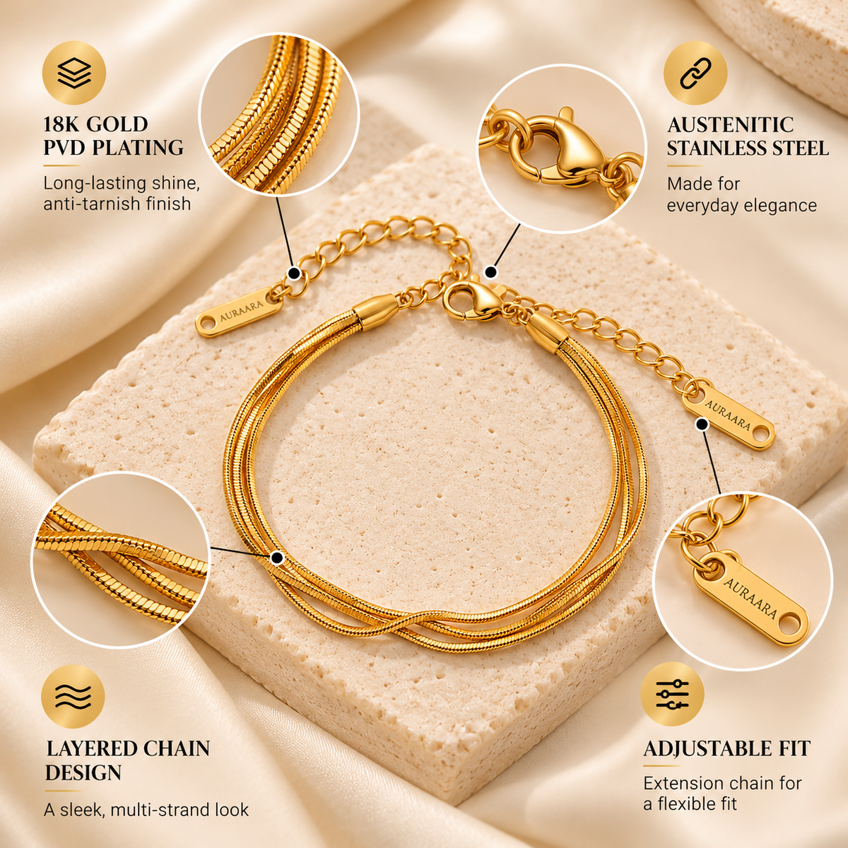 Serene Twist Bracelet