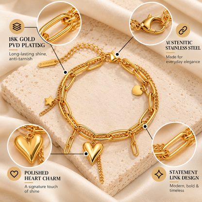 Charm Link Bracelet