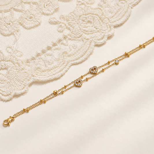 Twin Hearts Bracelet