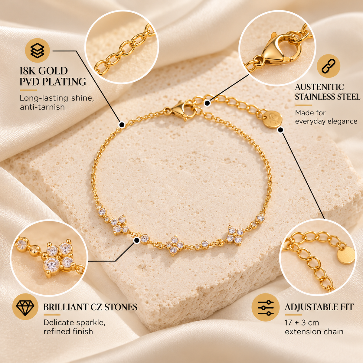 Fleuré Spark Bracelet