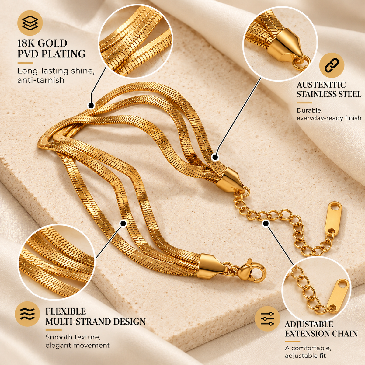 Sienna Layered bracelet