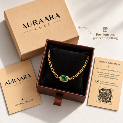 Emerald Link Bracelet