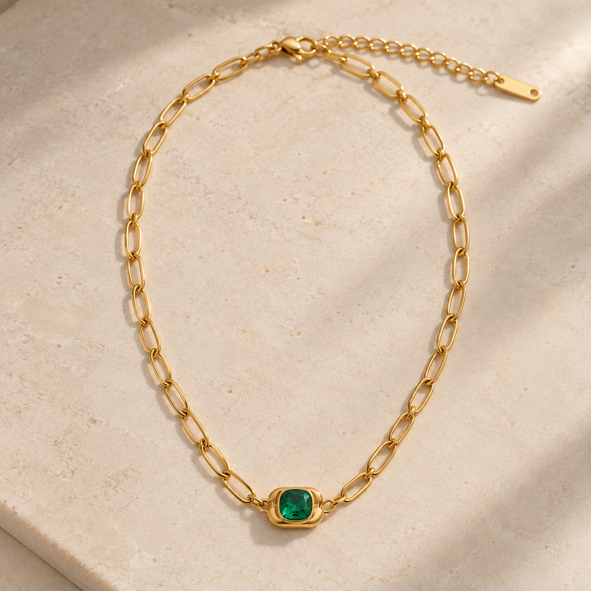 Emerald Link Bracelet