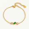 Emerald Trio Bracelet
