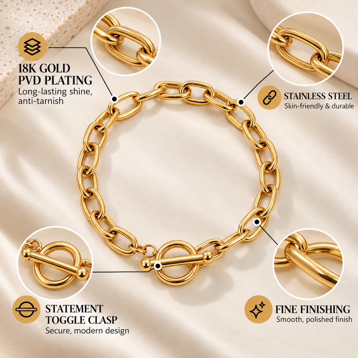 Aurelia Link Bracelet