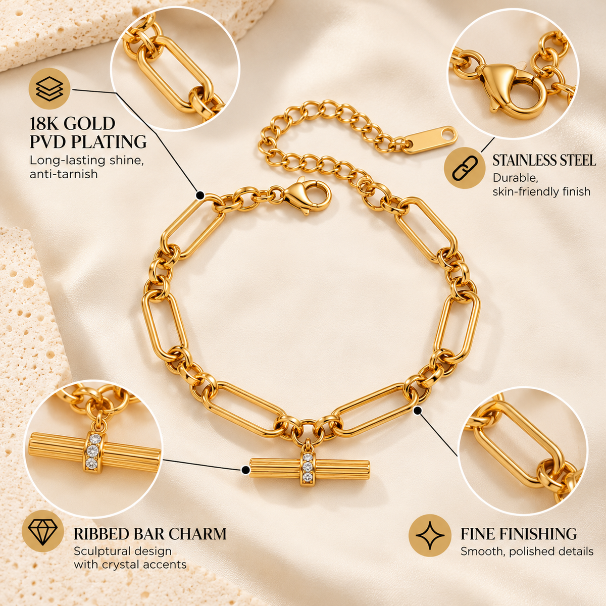 Baroque Link Bracelet
