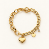 Heart Charm  Bracelet