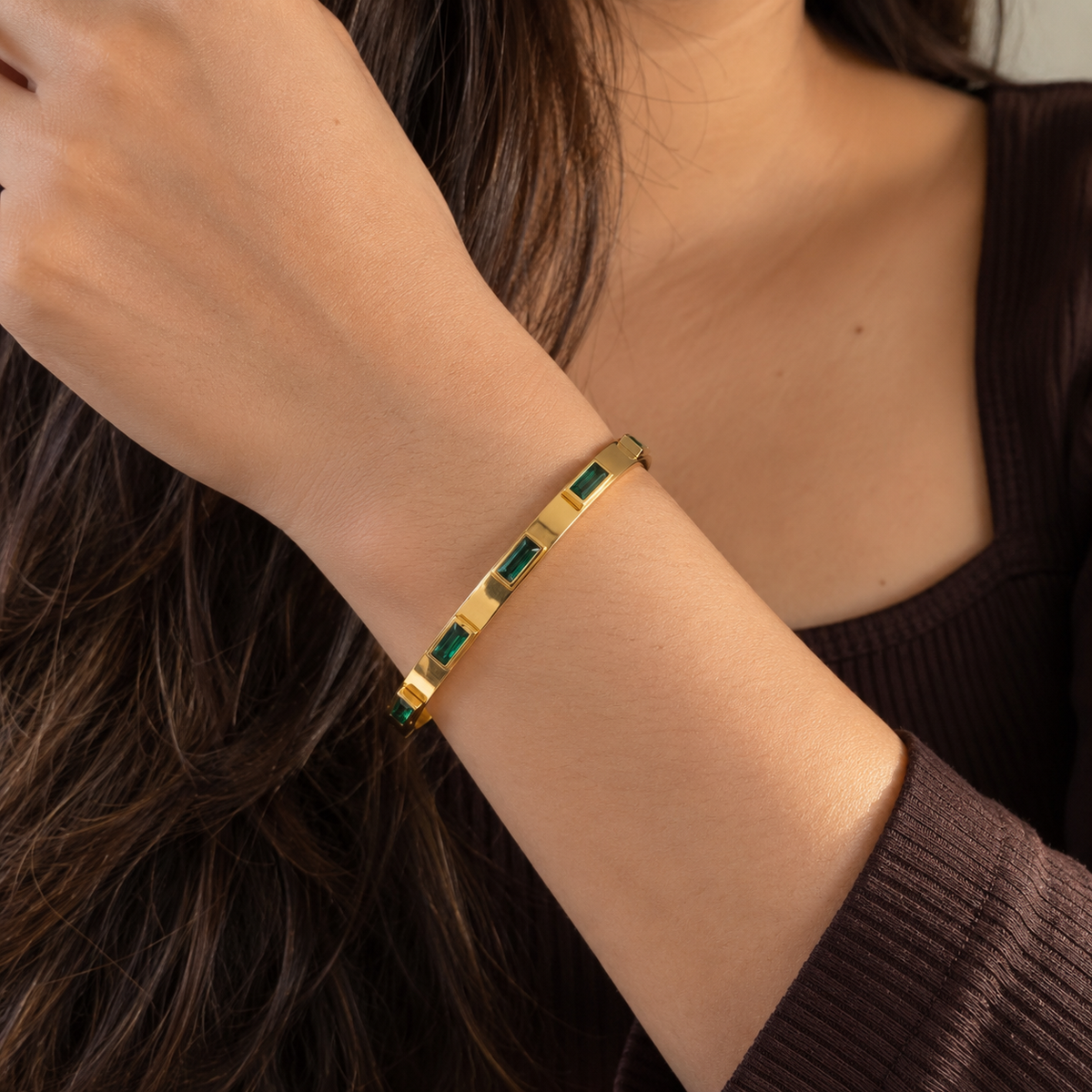 Emerald Edge Bracelet