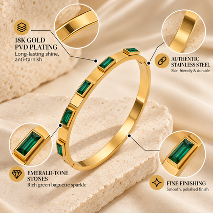 Emerald Edge Bracelet