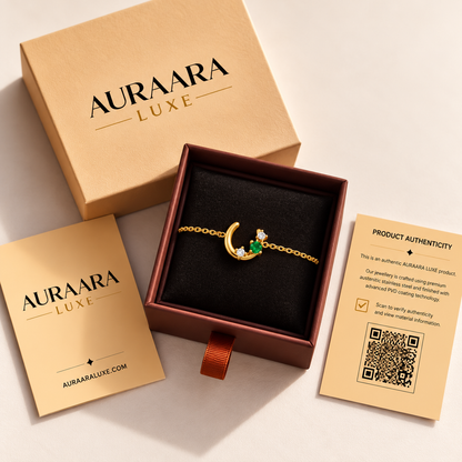 Emerald Moon Bracelet